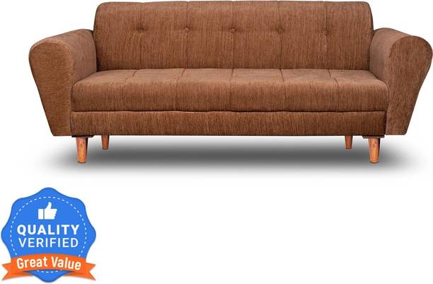 Seventh Heaven Milan 3 Seater Sofa, Extra Spacious, Chenille Molfino Fabric: 2 Year Warranty Fabric 3 Seater  Sofa
