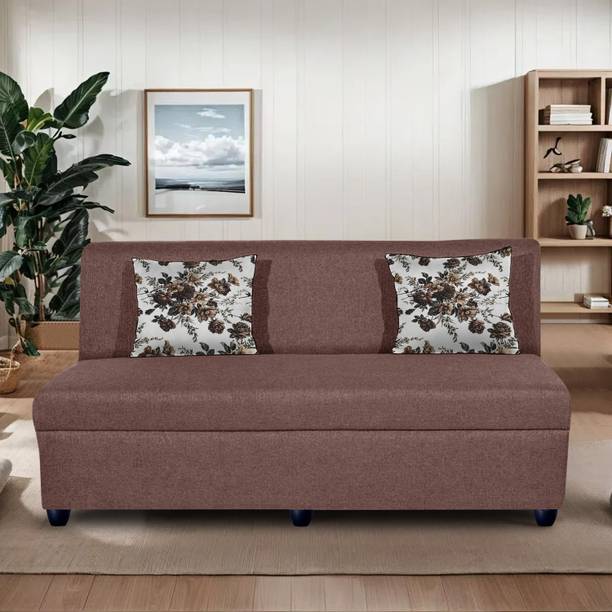 Vansh Furniture Premium Quality JUTE Fabric 3 Seater  Sofa