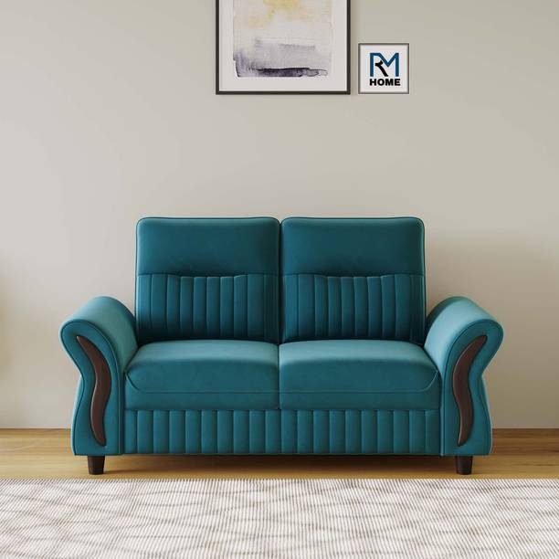 RM HOME Berlin Premium Modern Luxury Living Room Sofa Fabric 2 Seater  Sofa