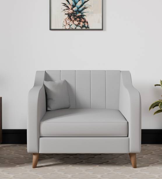 Adorn Homez Stella Fabric 1 Seater  Sofa