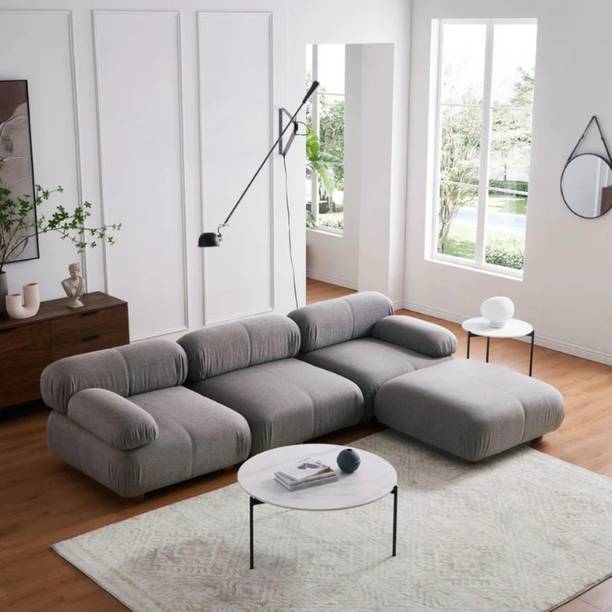 Zikra Zito Fabric 4 Seater  Sofa