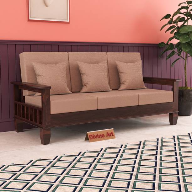 DOKRI Seater Sofa For Living, Waiting Room/ Office Fabric Fabric 3 Seater  Sofa
