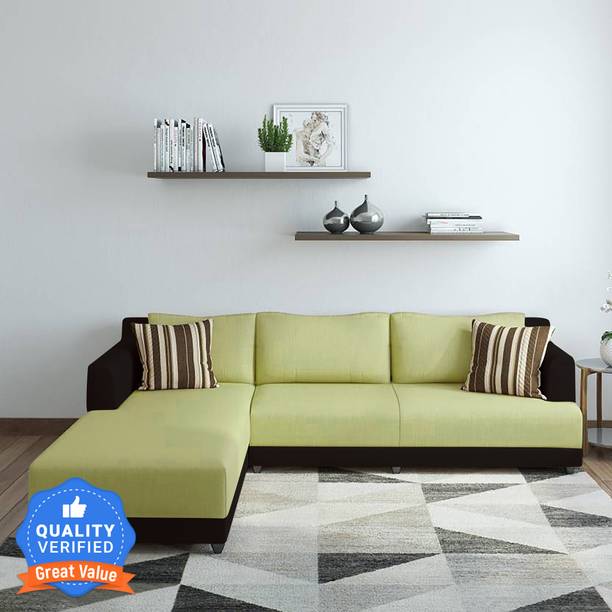 Bharat Lifestyle Marina Fabric 6 Seater  Sofa