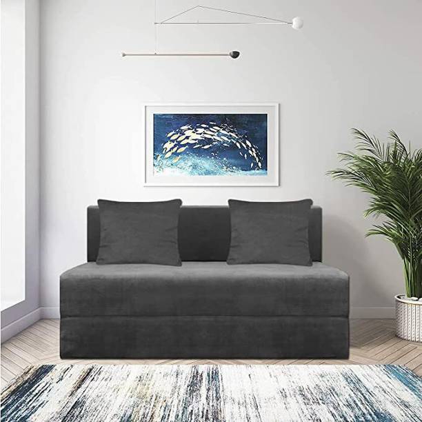 NAP THRONE Sofa Cum bed | Two Seater Folding Sofa Bed for Home & Office | Fabric 2 Seater  Sofa