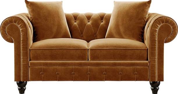 Dr Smith Chesterfield Fabric 2 Seater  Sofa