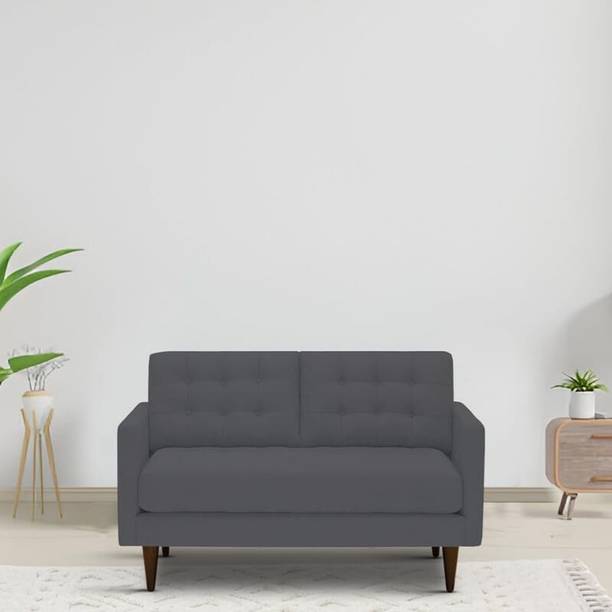 Jeometri Indus Two Seater Sofa For Living Room Comfortable, Space Saving & Durable Design Fabric 2 Seater  Sofa