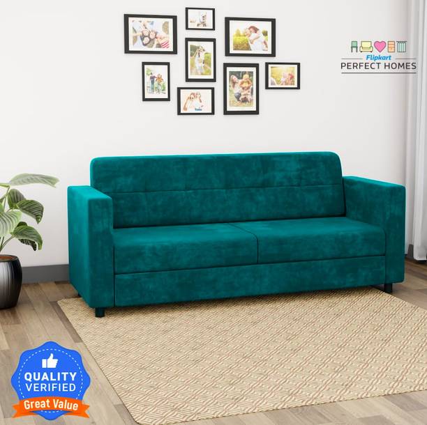 Flipkart Perfect Homes Nora Fabric 3 Seater  Sofa