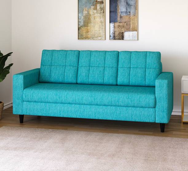 RM HOME Gaura Molfino fabric for living room Fabric 3 Seater Sofa