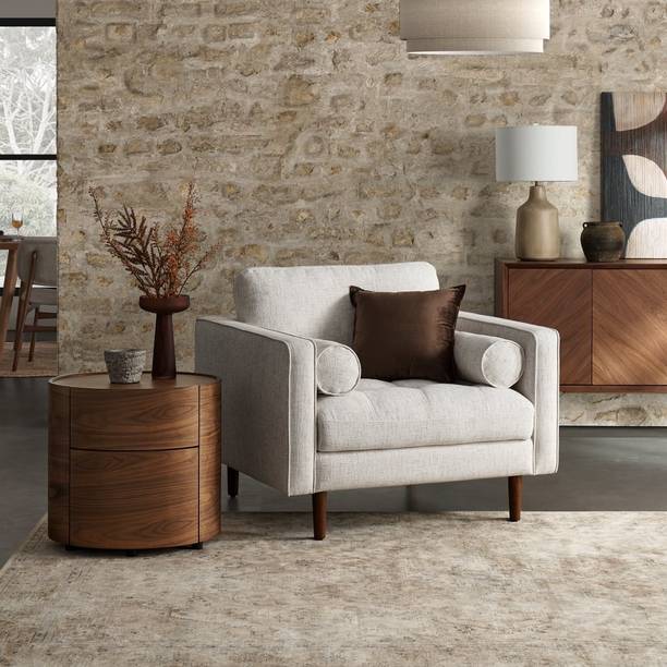 theclevercouch Madison Solid Wood 1 Seater  Sofa