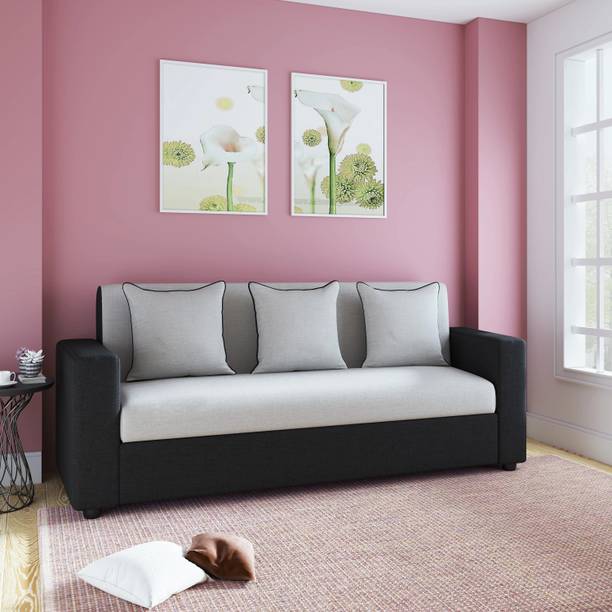 Bharat Lifestyle Tulip Fabric 3 Seater  Sofa