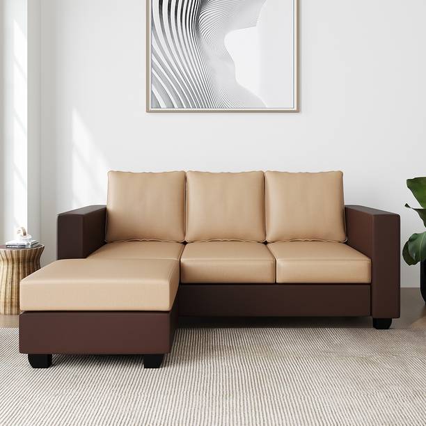 WESTIDO Leatherette 4 Seater  Sofa