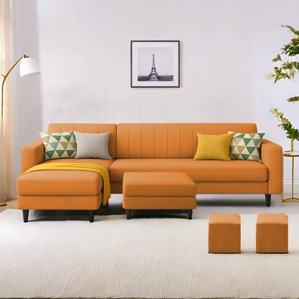Casaliving Moris LHS Fabric 8 Seater  Sofa