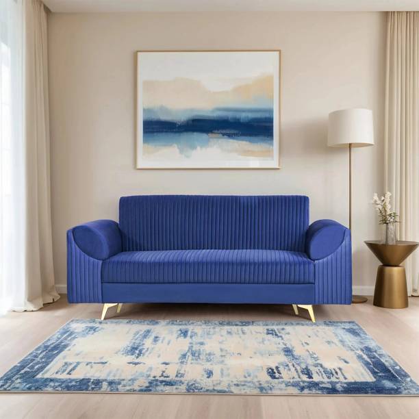 Seventh Heaven Venice 3 Seater Sofa, Extra Spacious, Plush Suede Fabric: 2 Year Warranty Fabric 3 Seater  Sofa