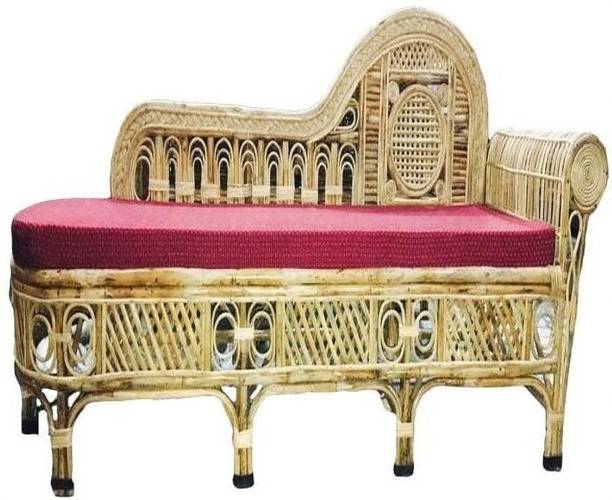 CRAFTCANE Bamboo Cane 3-Seater Sofa Solid Wood 3 Seater  Sofa