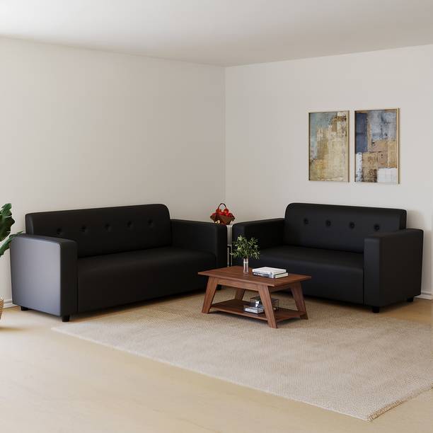 WESTIDO Leatherette 5 Seater  Sofa