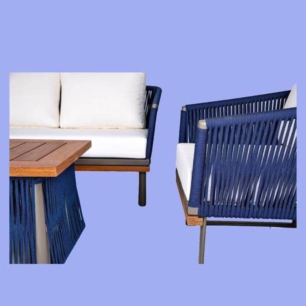 Mymigos Outdoor Sofa Set for Garden | Patio Furniture Set | Conversation Set Premium Fabric 4 Seater  Sofa