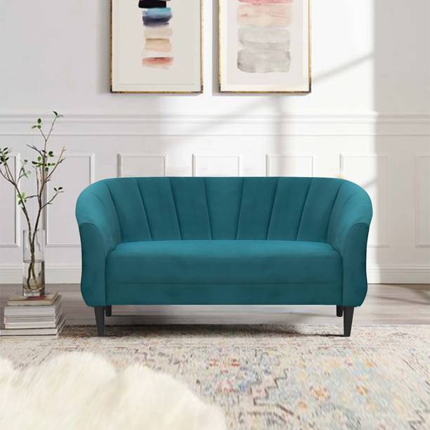 ARRA Henry Fabric Quilted Back Two Seater Sofa Fabric 2 Seater  Sofa