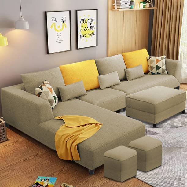 Casaliving Minta Fabric 8 Seater Sofa
