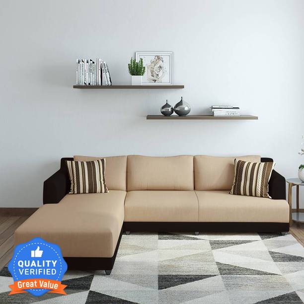 Bharat Lifestyle Marina Fabric 6 Seater  Sofa