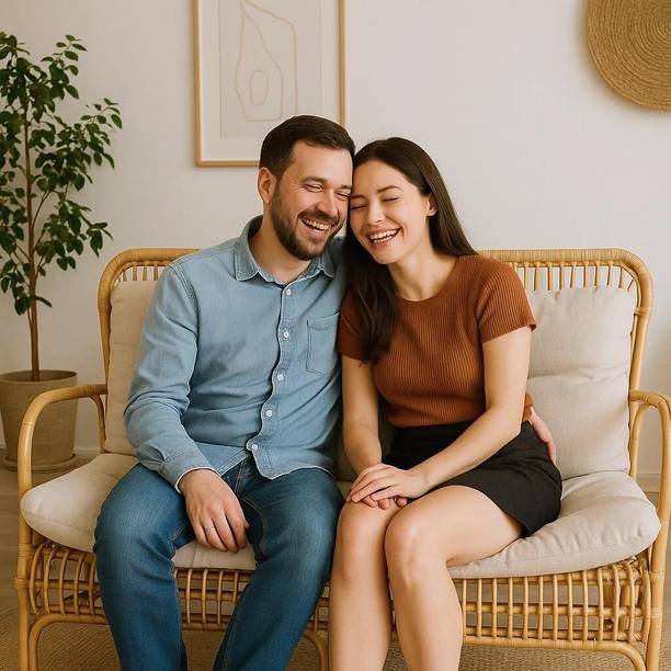 IRA FUNITURE 2 Seater Sofa Leather 2 Seater  Sofa