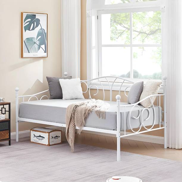 Vibrant Interior WhiteCosmos(6x2.5) Fabric 3 Seater  Sofa