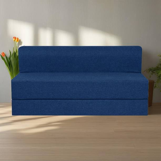 SH ART One Seater Sofa Cum Bed | Fabric Sofa | Fold Sofa | Fabric 1 Seater  Sofa