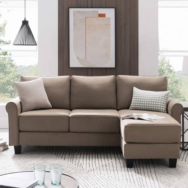 Apostate Antasia 3 Seater L shaped Sectional Sofa For Living Room Fabric 3 Seater  Sofa
