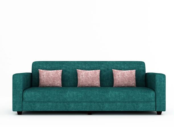 ComfortFusion Molfino Fabric Sofa with Cushions for Living Room Office & Hotel Furniture Fabric 3 Seater  Sofa
