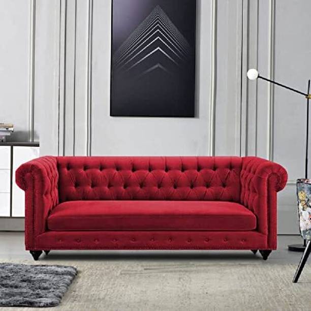 LUSTRE ENTERPRISE Fabric 3 Seater  Sofa