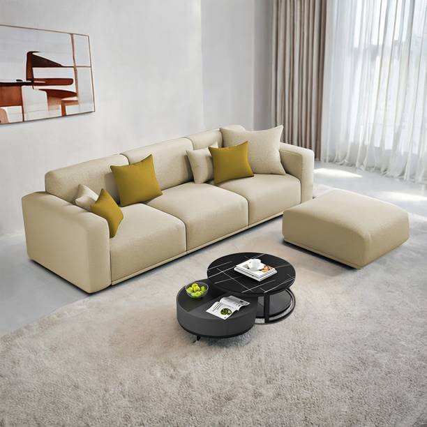 Casaliving Crypton Fabric 3 Seater  Sofa