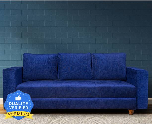 Seventh Heaven Rio 3 Seater Sofa, Extra Spacious, Chenille Molfino Fabric: 2 Year Warranty Fabric 3 Seater  Sofa
