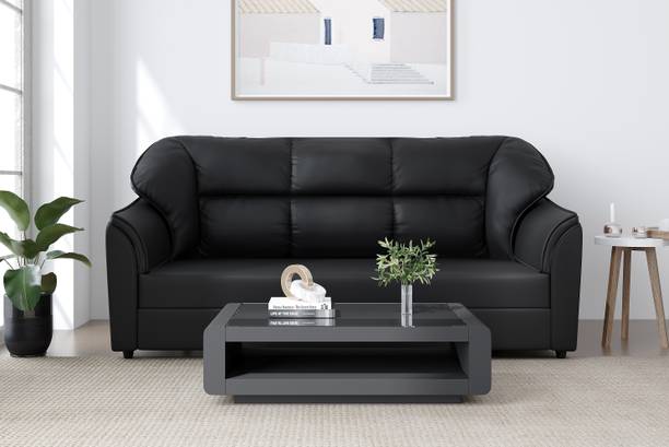 Artesia 3 Seater Sectional Leatherette Sofa Leatherette 3 Seater  Sofa