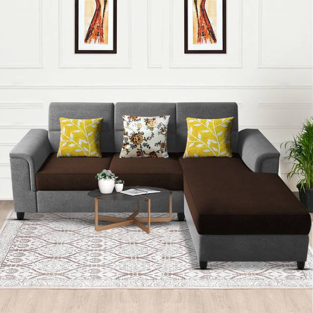 Casaliving Nancy 4 Seater Fabric 4 Seater  Sofa