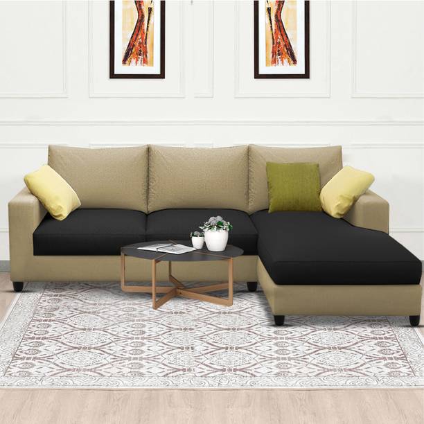Casaliving Rihan Fabric 4 Seater  Sofa