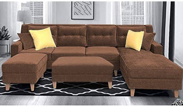 Casaliving Mallan Fabric 8 Seater  Sofa