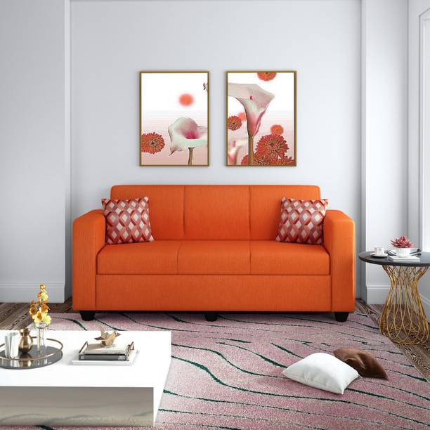 Flipkart Perfect Homes Burano Fabric 3 Seater  Sofa