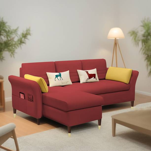 Casaliving Asser Fabric 4 Seater  Sofa