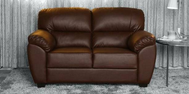 RM HOME Leatherette 2 Seater  Sofa