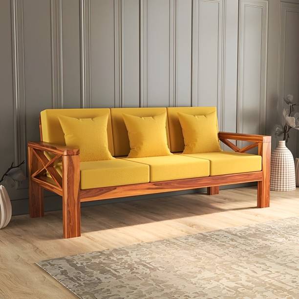 Flipkart Perfect Homes Three Seater Sofa For Your luxurious Place Fabric 3 Seater  Sofa