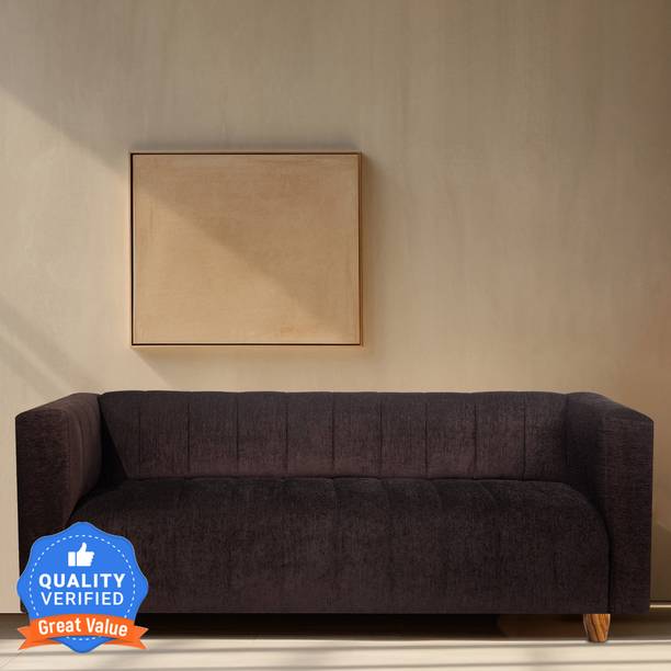 Seventh Heaven Tokyo 3 Seater Sofa, Extra Spacious, Chenille Molfino Fabric: 2 Year Warranty Fabric 3 Seater  Sofa