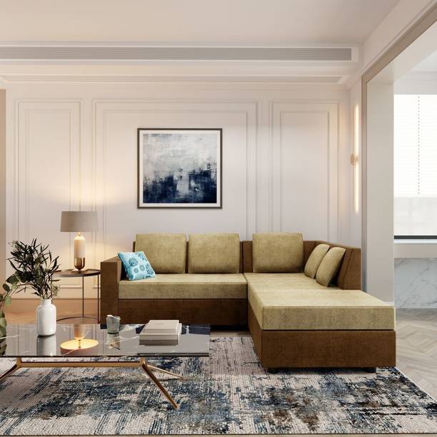 Wakefit Fabric 5 Seater  Sofa