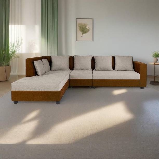 Wakefit Skiver Fabric 6 Seater  Sofa