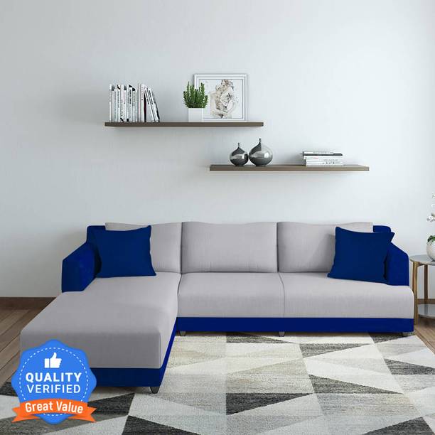 Bharat Lifestyle Marina Fabric 6 Seater  Sofa