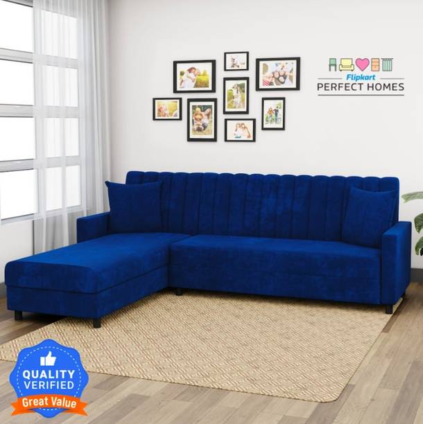 RM HOME Freya LHS Fabric 6 Seater Sofa