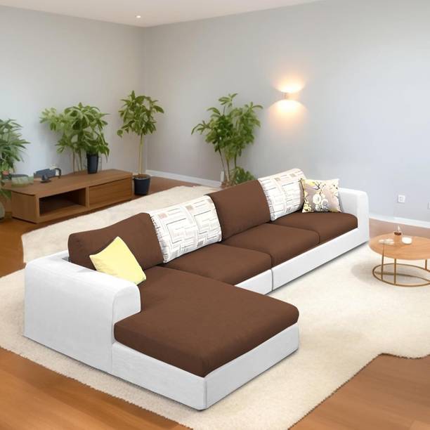 Casaliving Badger Fabric 6 Seater  Sofa