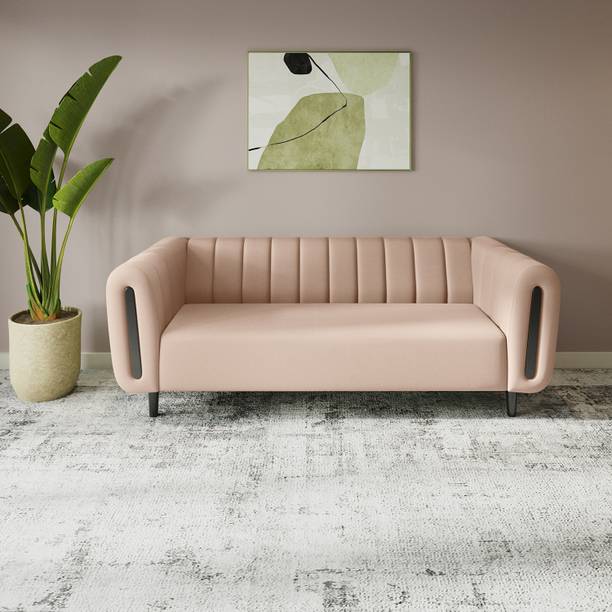 Interio by Godrej Paramount Fabric 3 Seater  Sofa