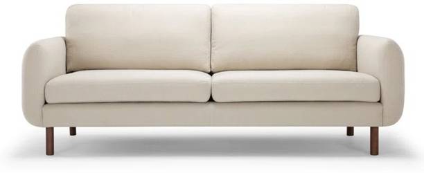 theclevercouch Leno Cotton look Towel Fabric 3 Seater  Sofa