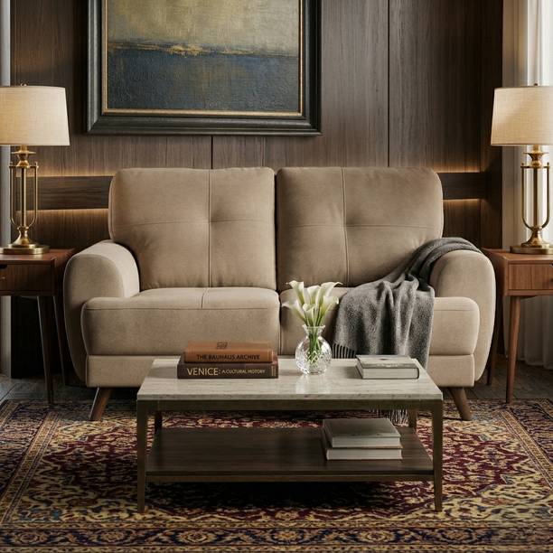 Hometown Riga Lyra Fabric 2 Seater  Sofa