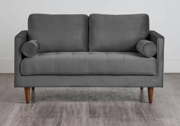 APRODZ MidCen Fabric 2 Seater  Sofa