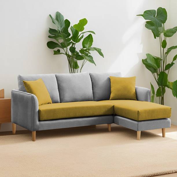 Casaliving Martine Fabric 4 Seater  Sofa
